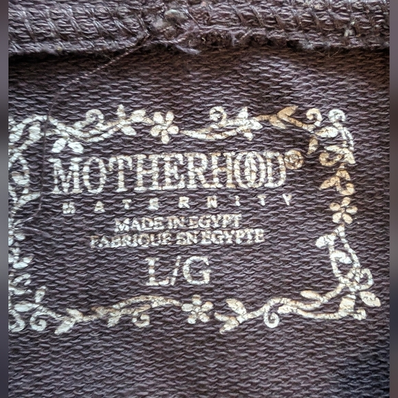 Motherhood Maternity full zip hoodie (L) - Picture 2 of 3